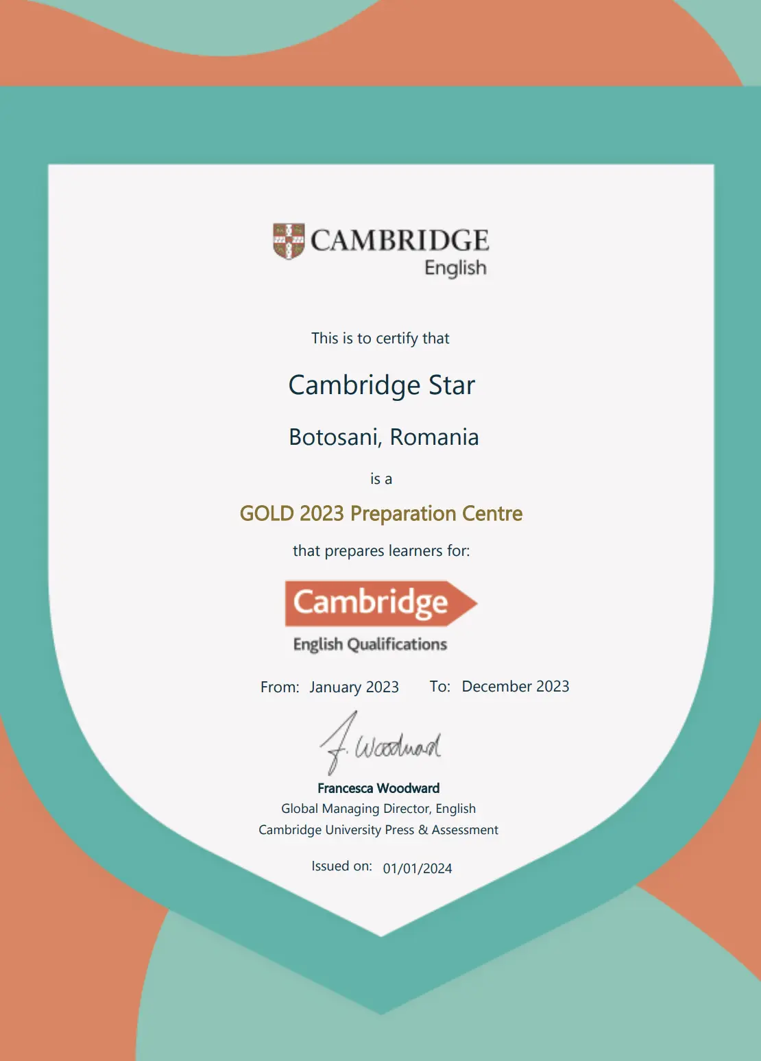 Preparation Centre 2023–2024